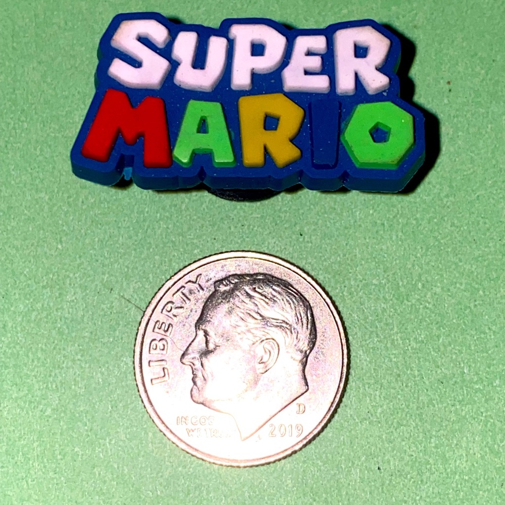 (10 for $15) Super Mario Bros Nintendo Crocs Shoe Charms